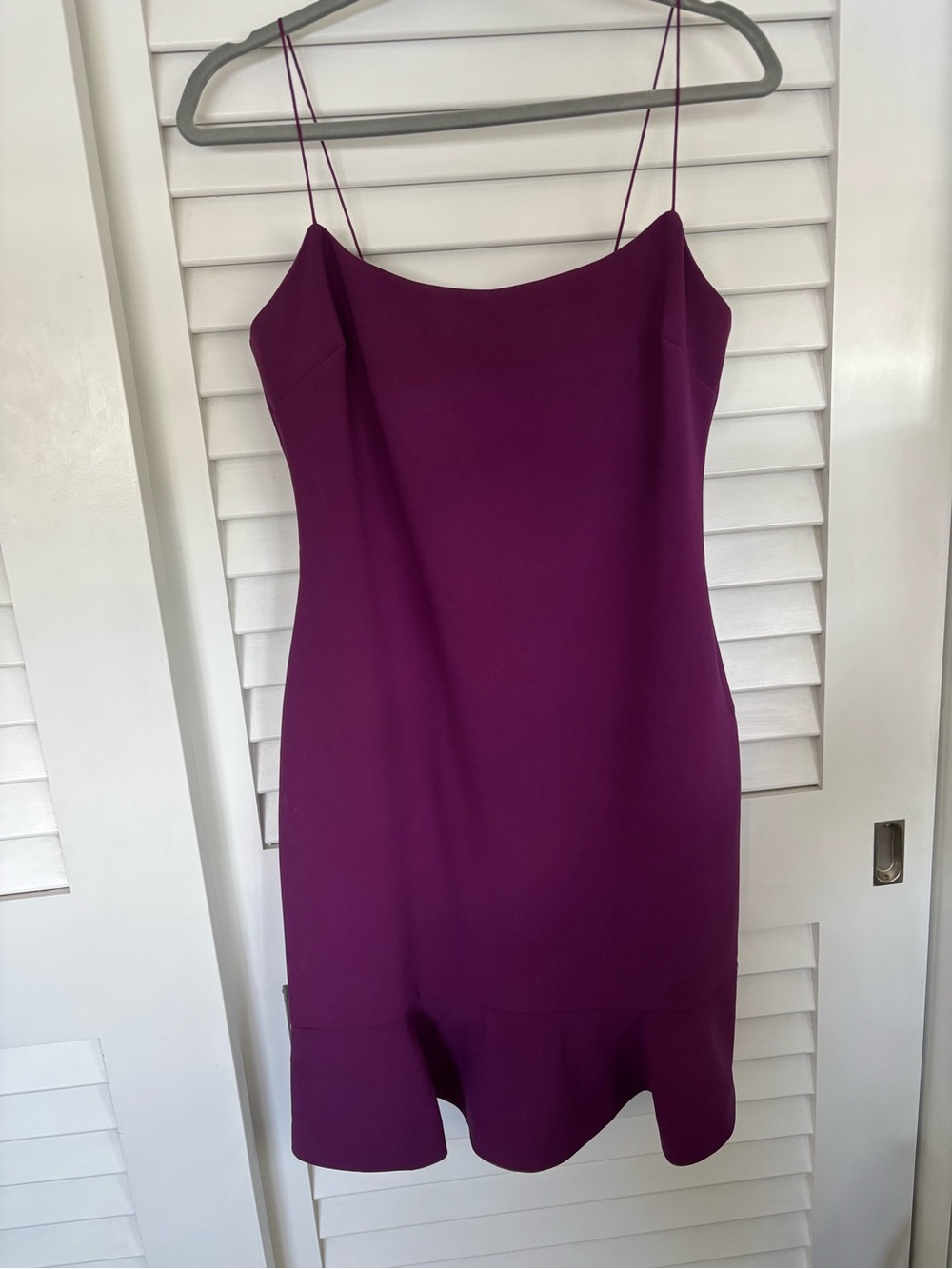 Likely Magenta Spaghetti-Strap Mini Dress